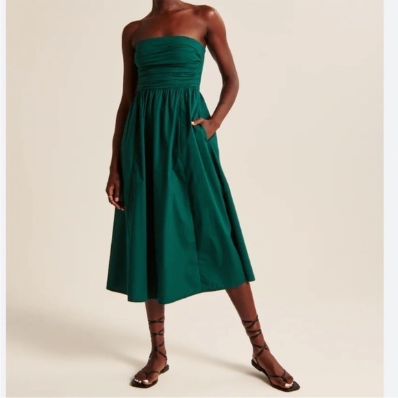 Abercrombie & Fitch Dresses & Skirts - Abercrombie & Fitch Emerson Strapless Midi Dress